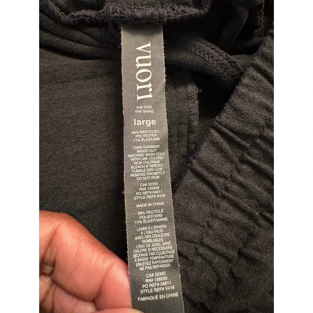 Vuori Performance Pants in Heathered Black - Mens Large